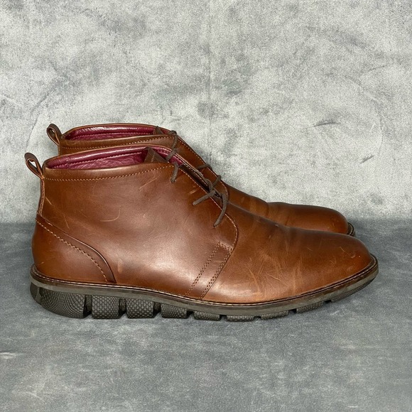Ecco Shoes Ecco Mens Jeremy Hybrid Boots Brown Leather Size 43